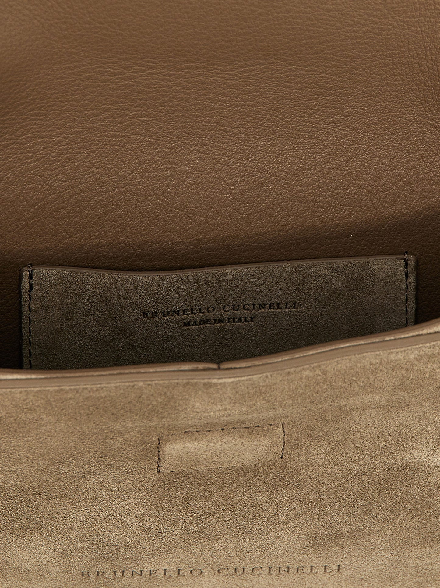 Brunello Cucinelli Gray Clutch grau