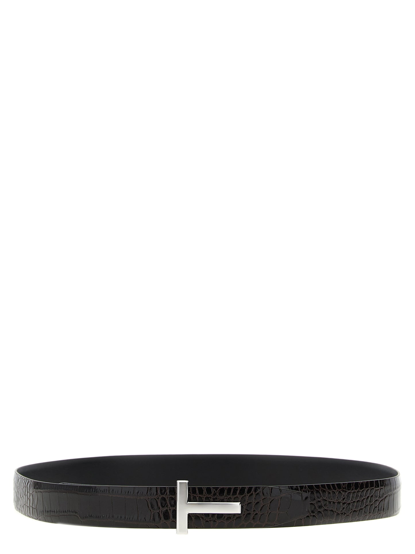 Tom Ford Brown 'S Signature Metal' Belt braun
