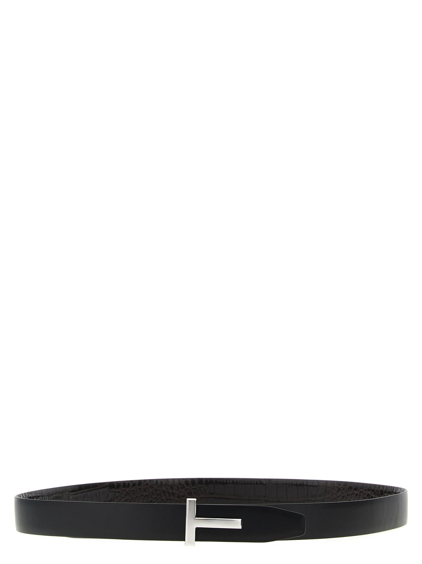 Tom Ford Brown 'S Signature Metal' Belt braun