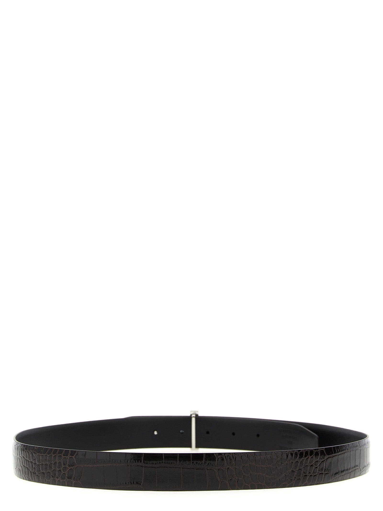 Tom Ford Brown 'S Signature Metal' Belt braun