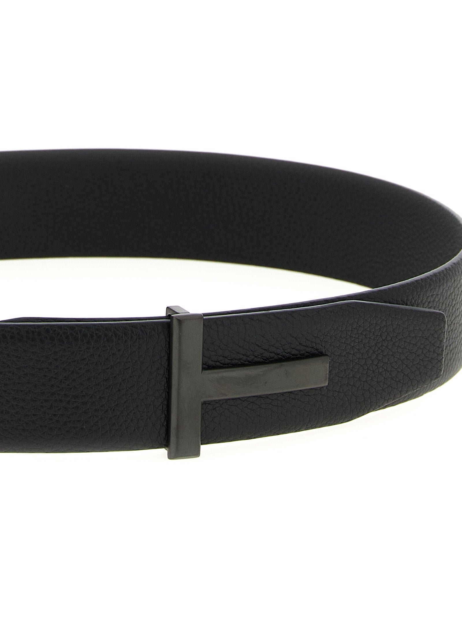 Tom Ford Black 'Icon' Belt schwarz