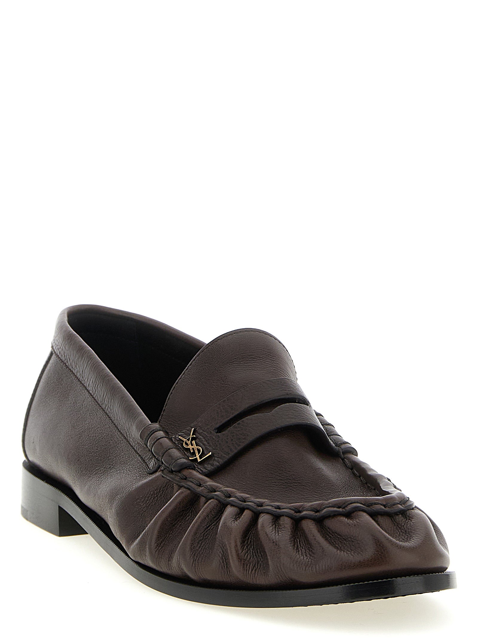 Saint Laurent Brown 'Le Loafer' Loafers braun