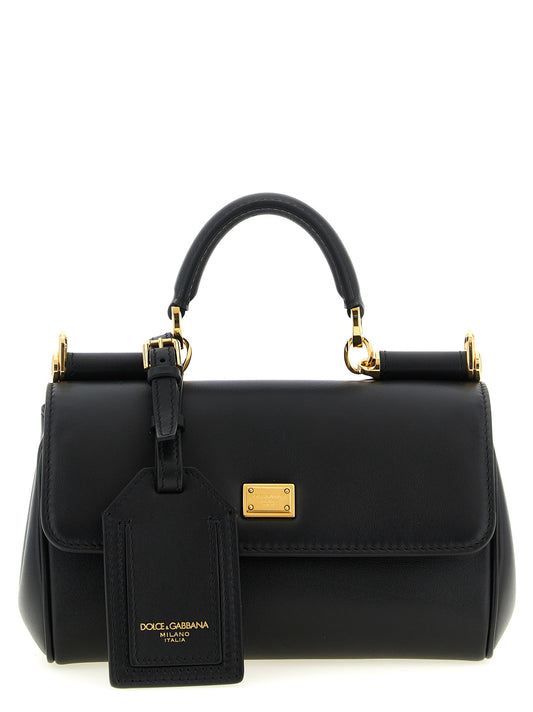Dolce & Gabbana Black 'My Sicily' Mini Handbag schwarz