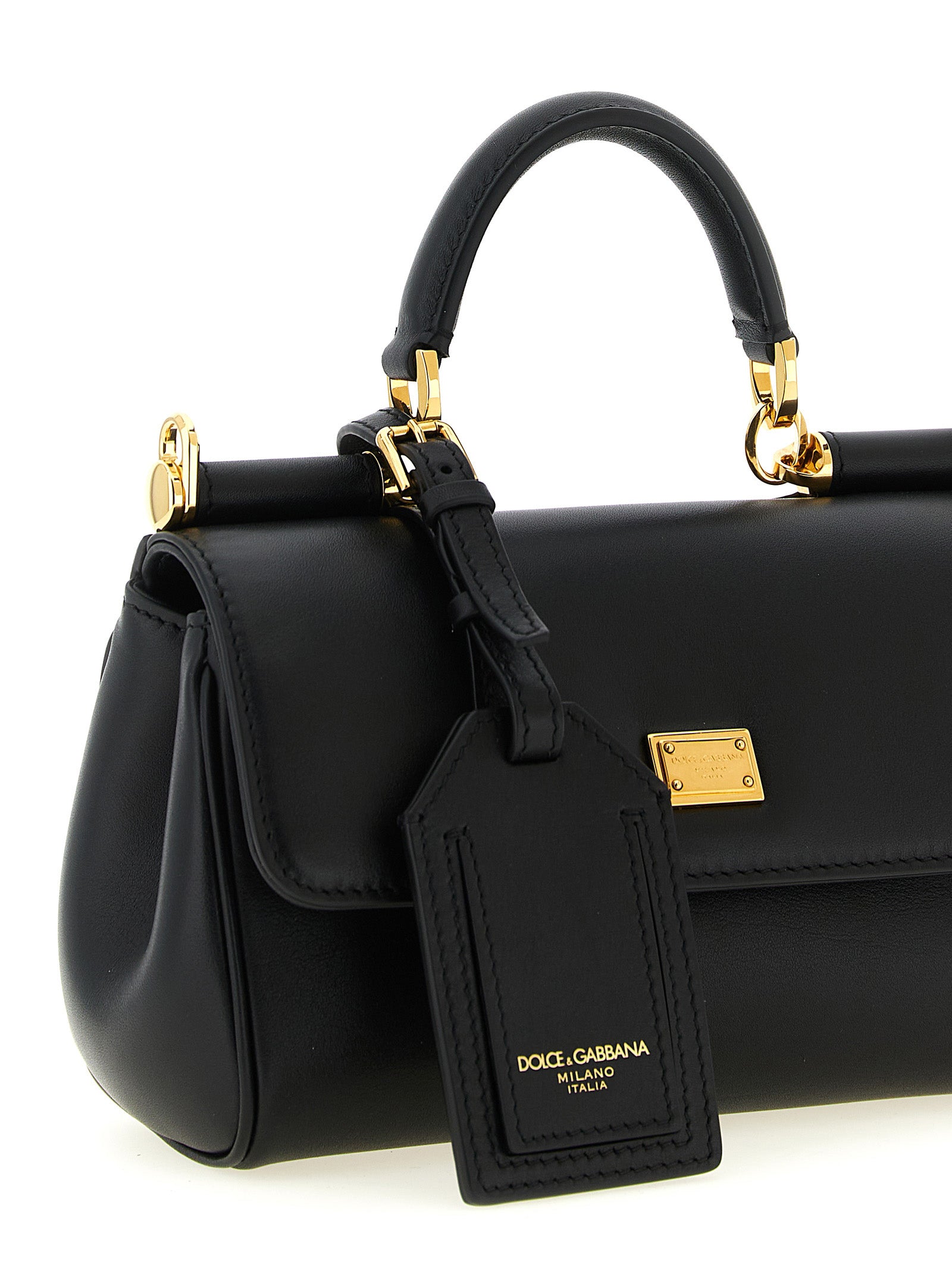 Dolce & Gabbana Black 'My Sicily' Mini Handbag schwarz