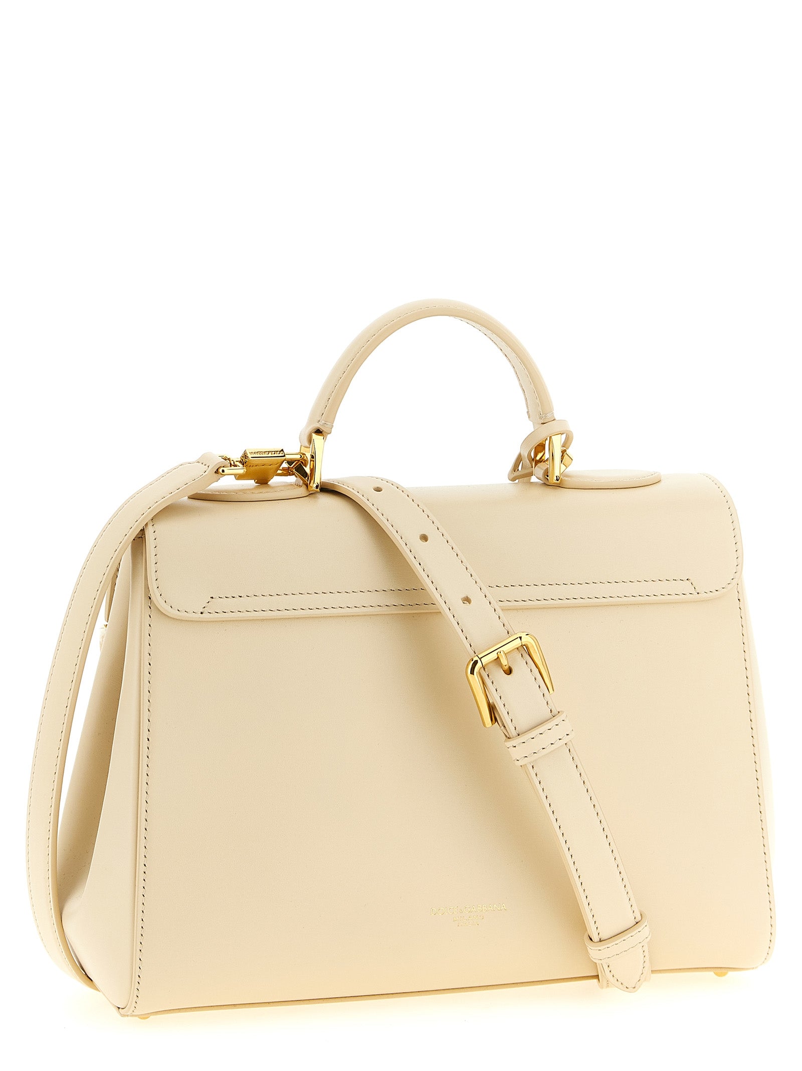 Dolce & Gabbana White 'Marlene' Handbag weiss