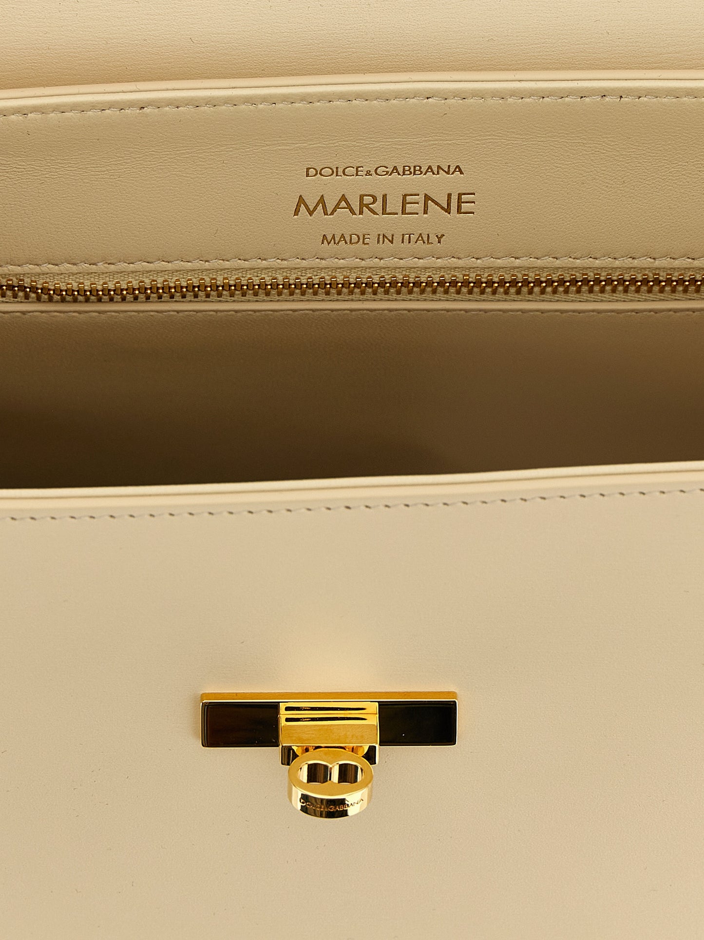 Dolce & Gabbana White 'Marlene' Handbag weiss