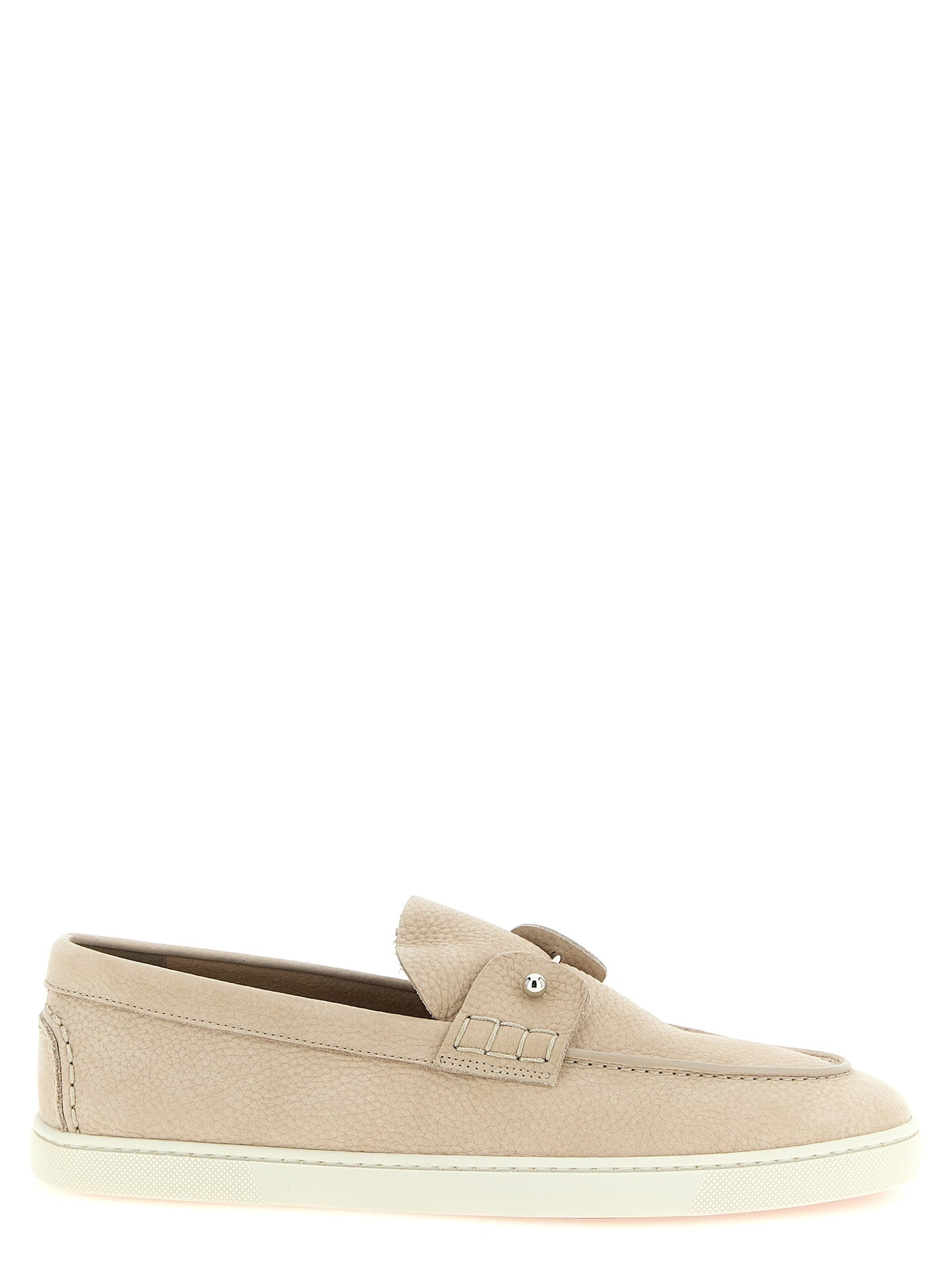 Christian Louboutin Beige 'Chambeliboat' Loafers