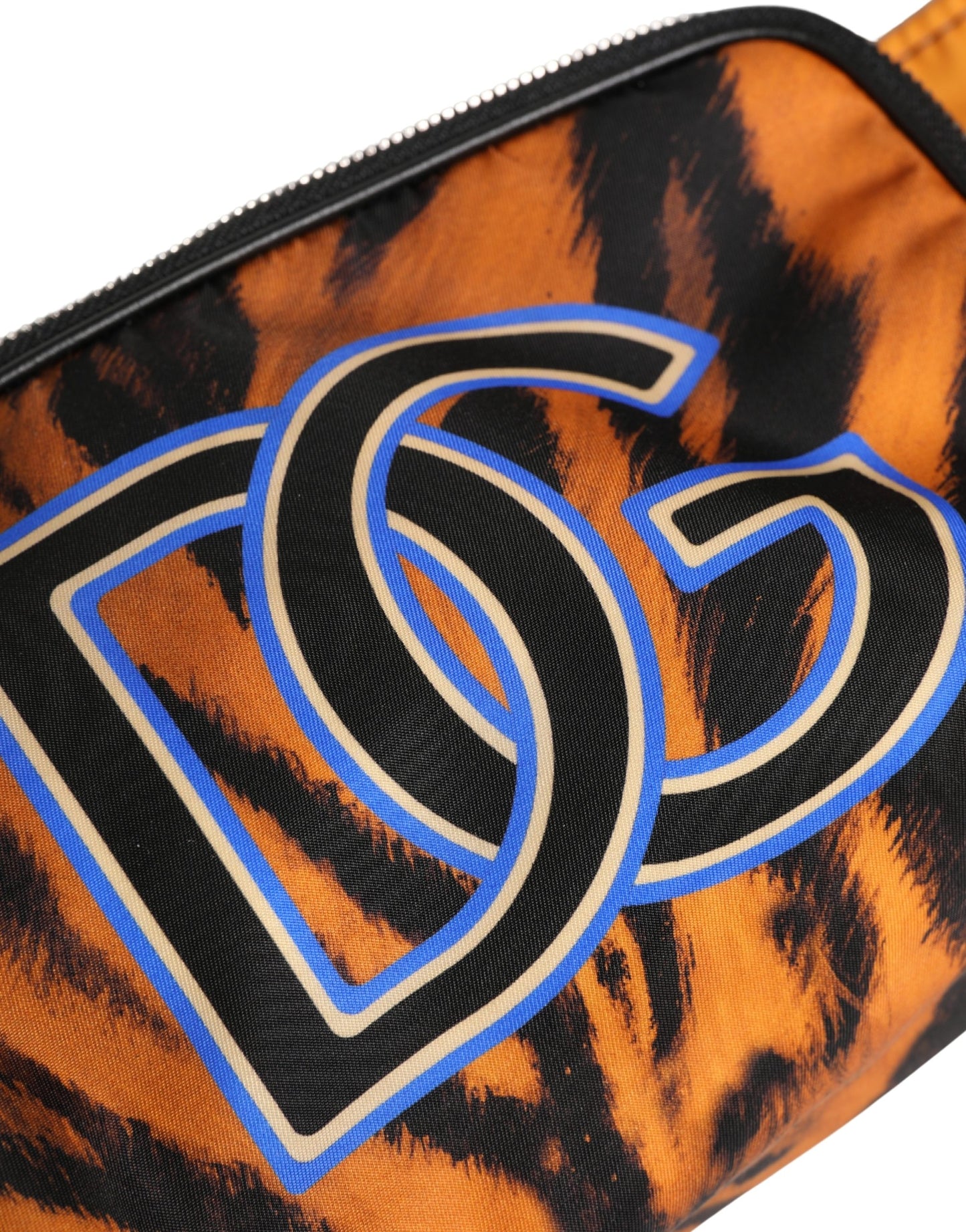 Dolce & Gabbana Brown Tiger Print Nylon Fanny Waist Pack Borse Men Bag Curated Luxury Accessories by Orvyn