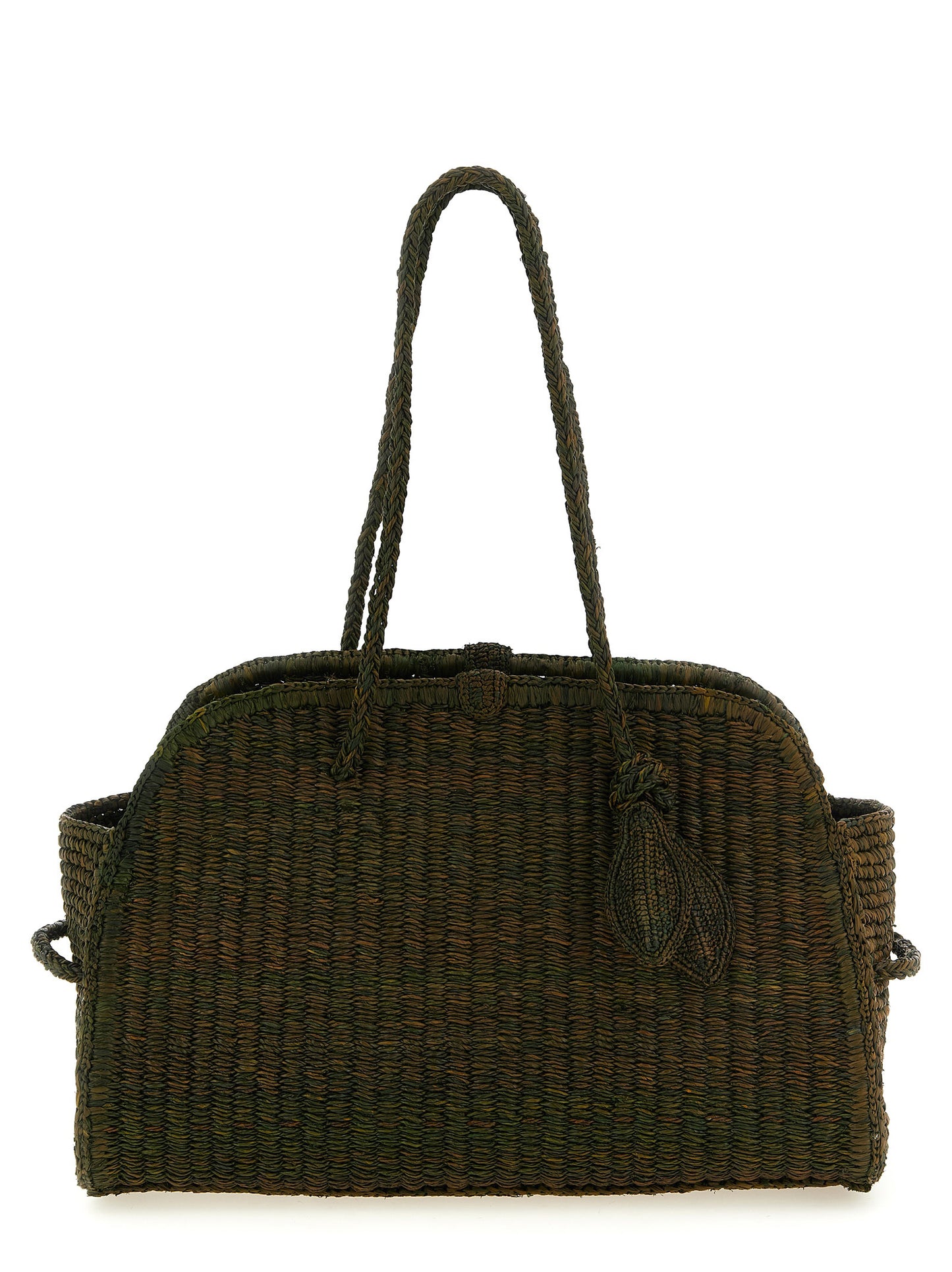 Jacquemus Bicolor 'Le Turismo Raphia,' Tote Bag multicolor
