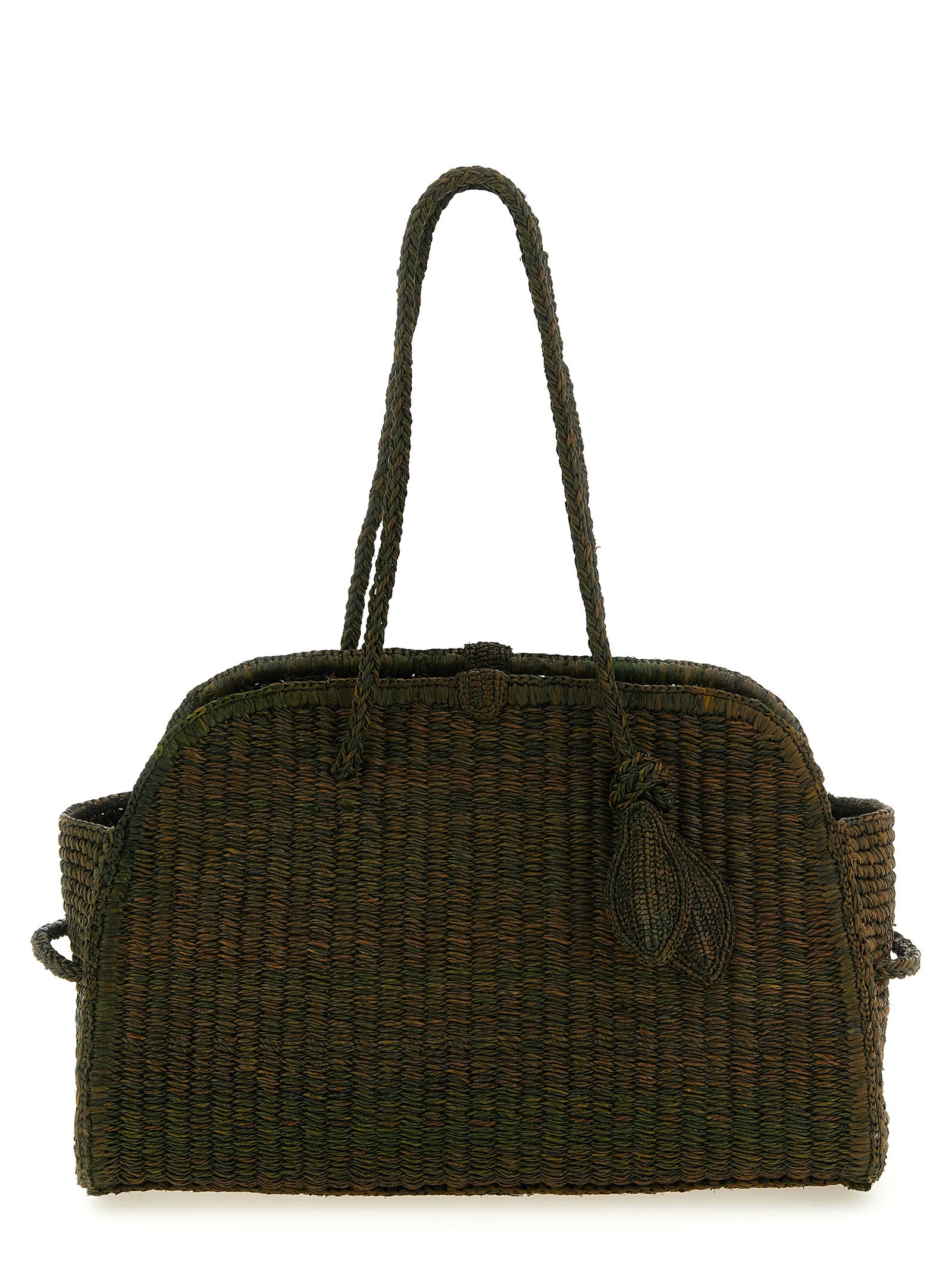 Jacquemus Bicolor 'Le Turismo Raphia,' Tote Bag multicolor