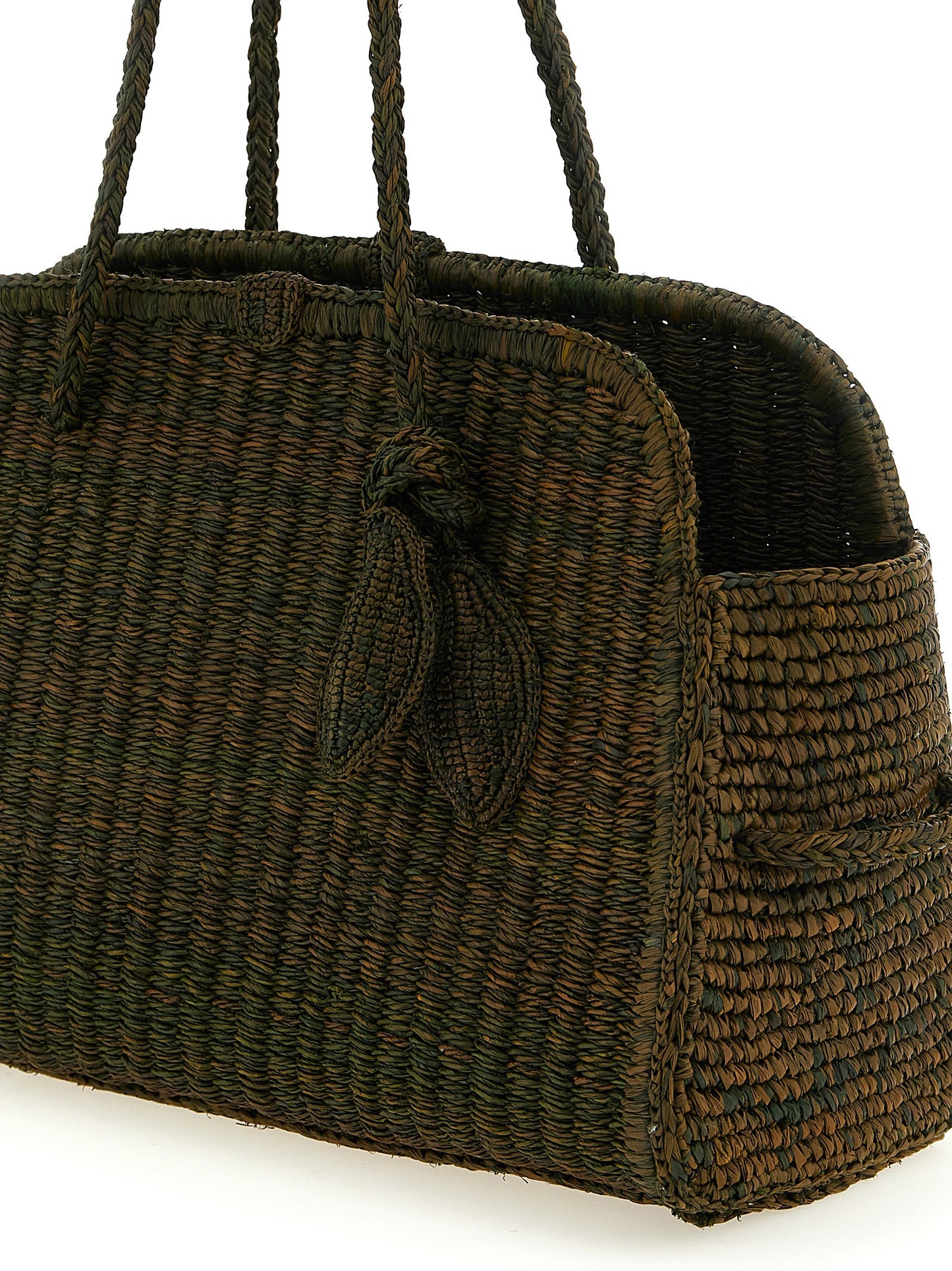 Jacquemus Bicolor 'Le Turismo Raphia,' Tote Bag multicolor