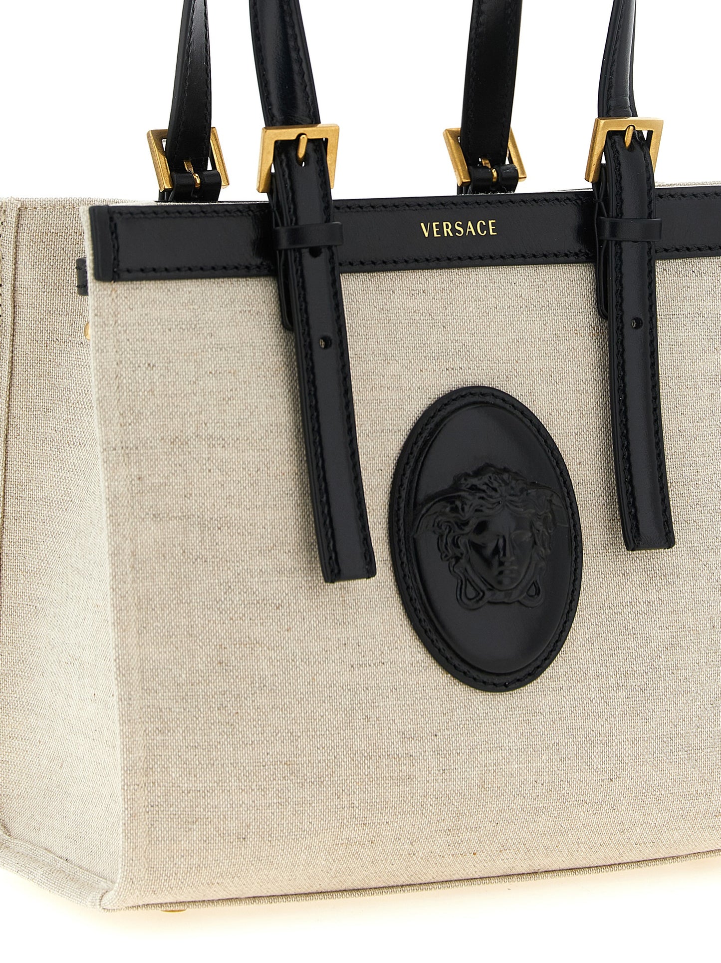 Versace Beige 'Rivière' Mini Tote Bag