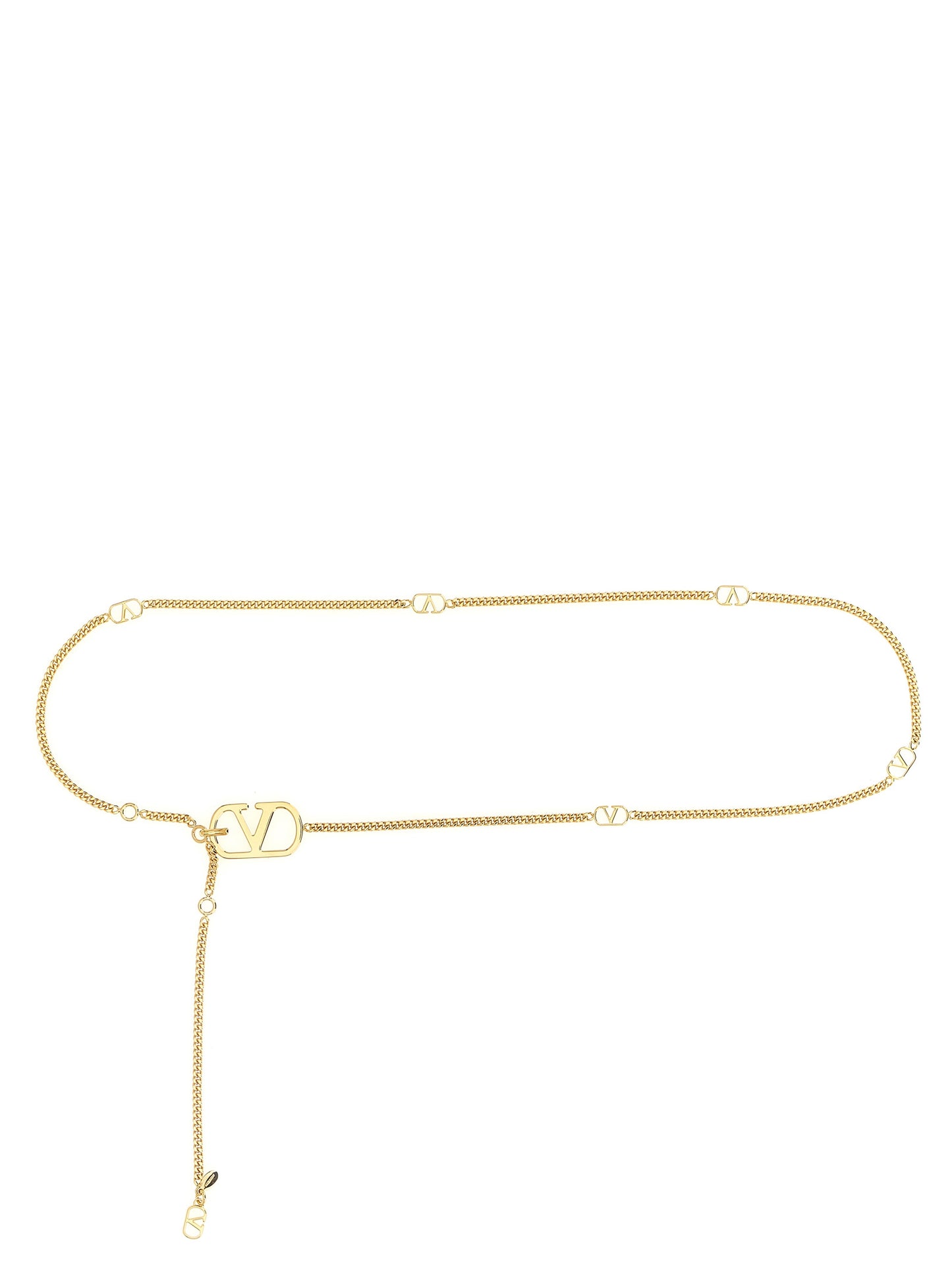 Valentino Garavani Gold 'VLogo Signature' Mini Belt