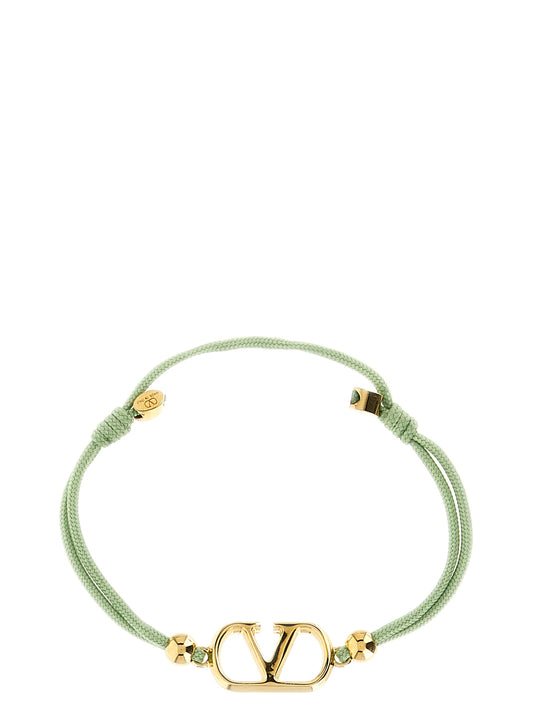 Valentino Garavani Bicolor Polyester Bracelet multicolor