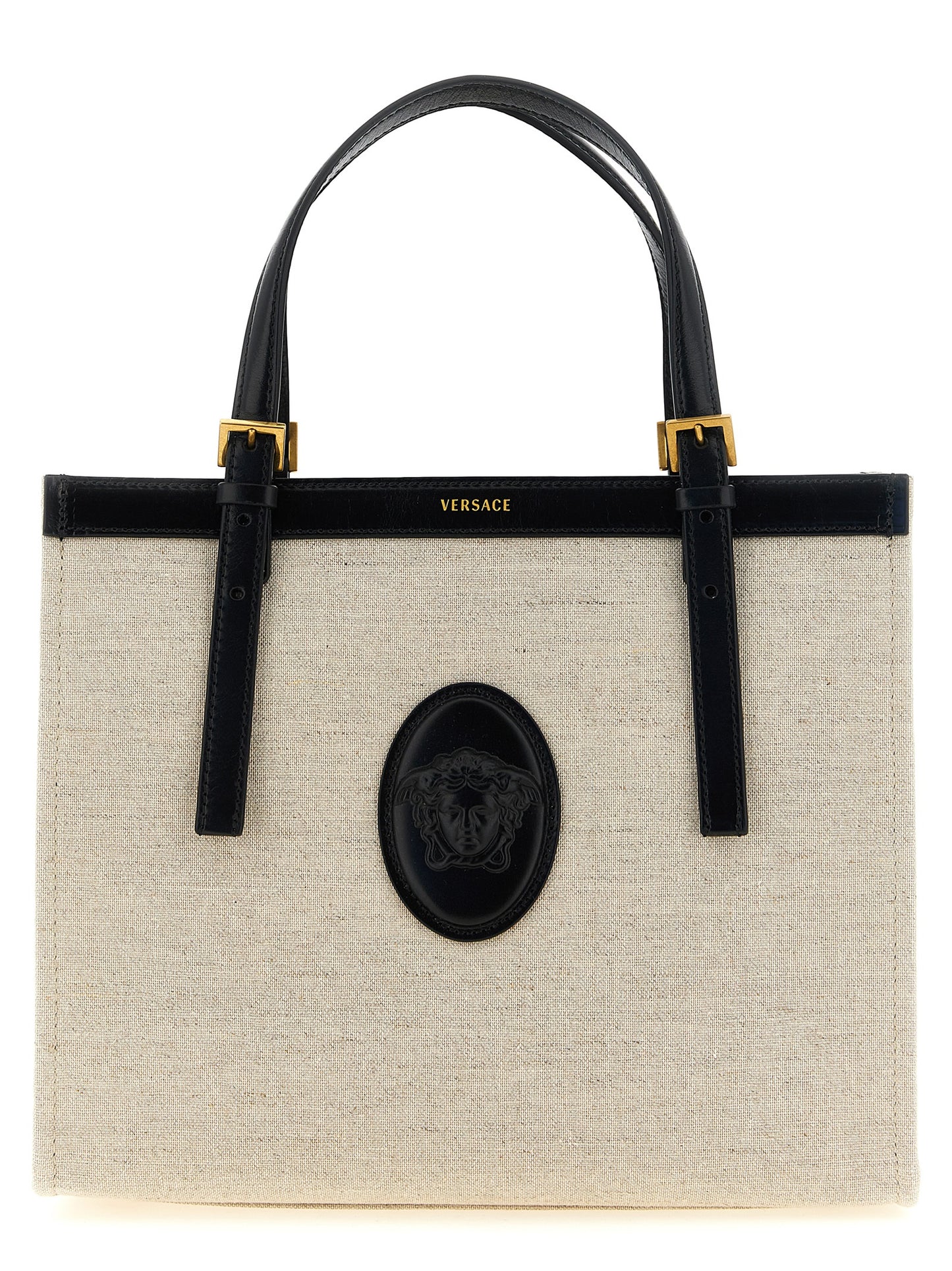 Versace Beige 'Rivière' Medium Tote Bag