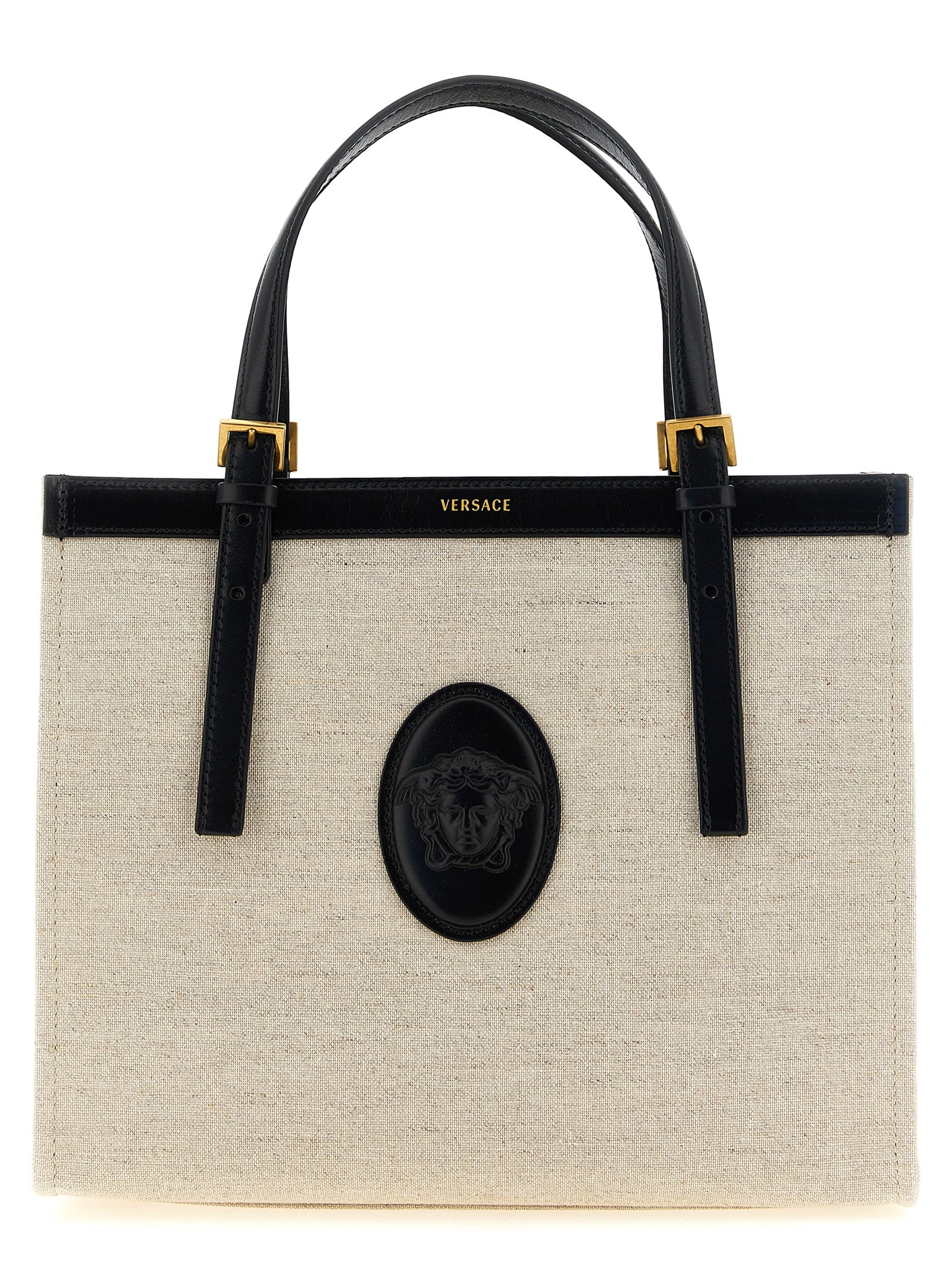 Versace Beige 'Rivière' Medium Tote Bag