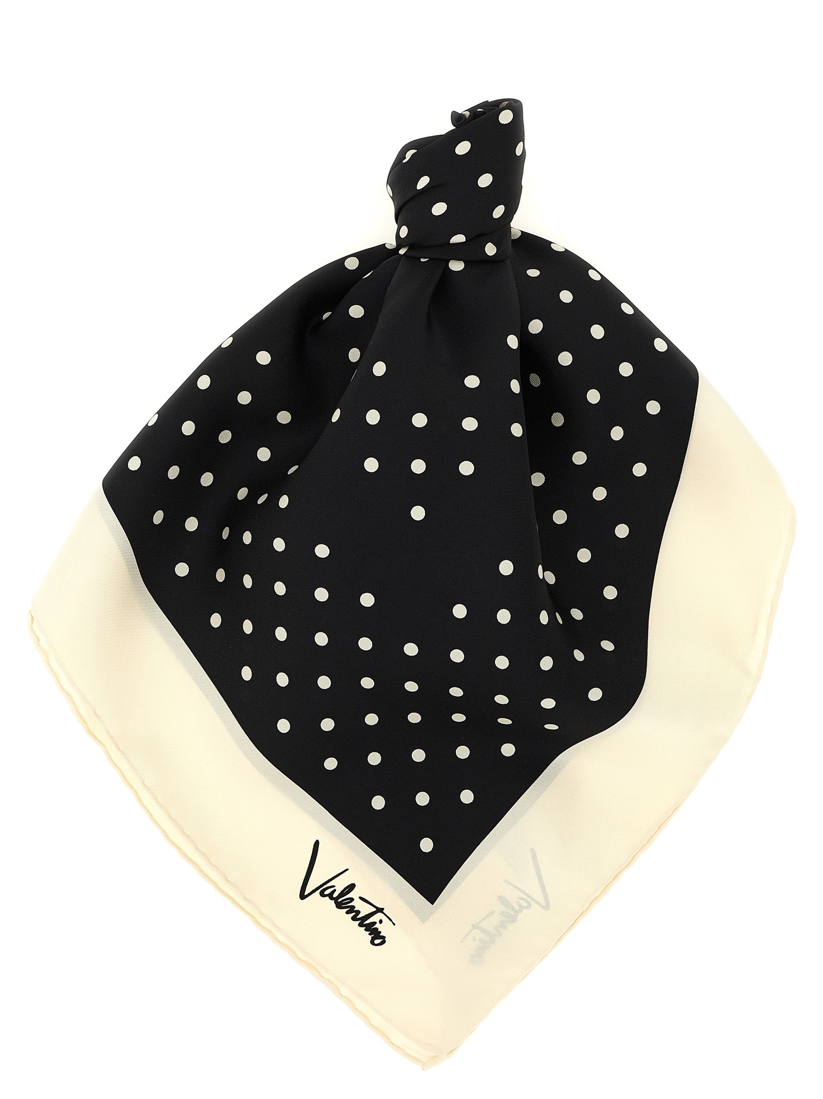 Valentino Garavani Bicolor 'Plusdepois' Foulard multicolor