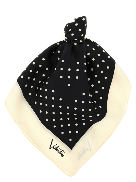 Valentino Garavani Bicolor 'Plusdepois' Foulard multicolor