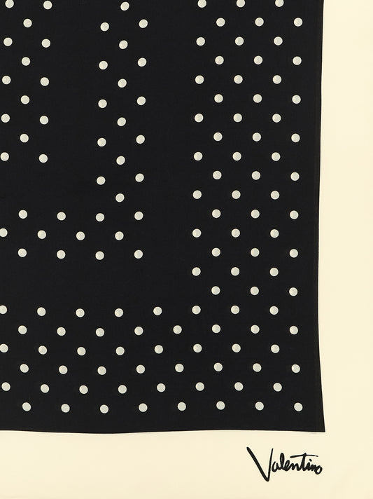 Valentino Garavani Bicolor 'Plusdepois' Foulard multicolor