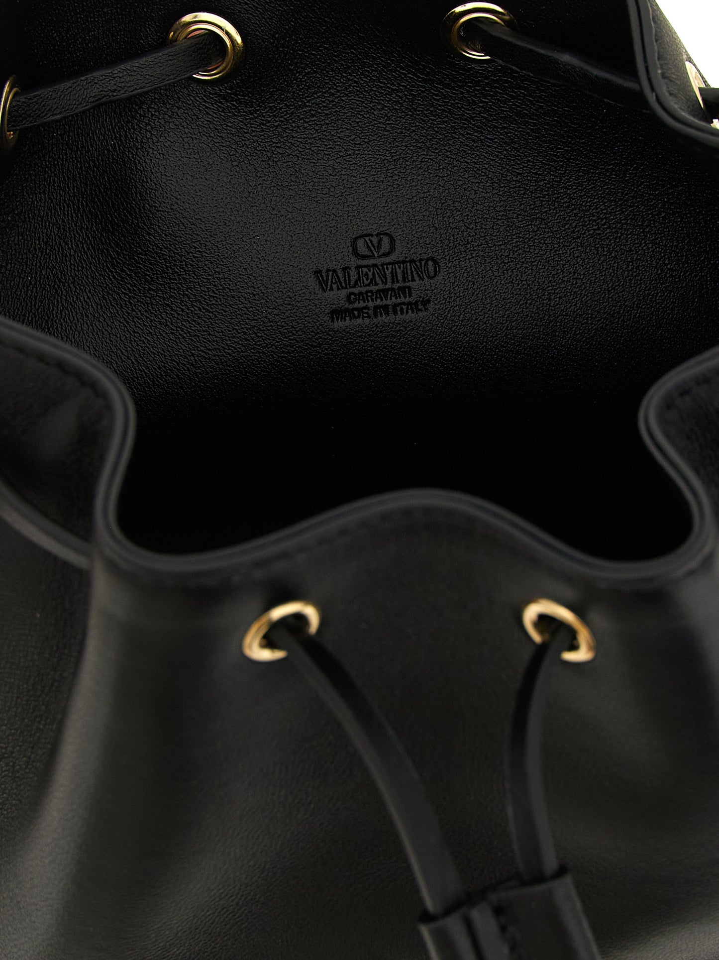 Valentino Garavani Black 'VLogo Signature' Crossbody Bag schwarz