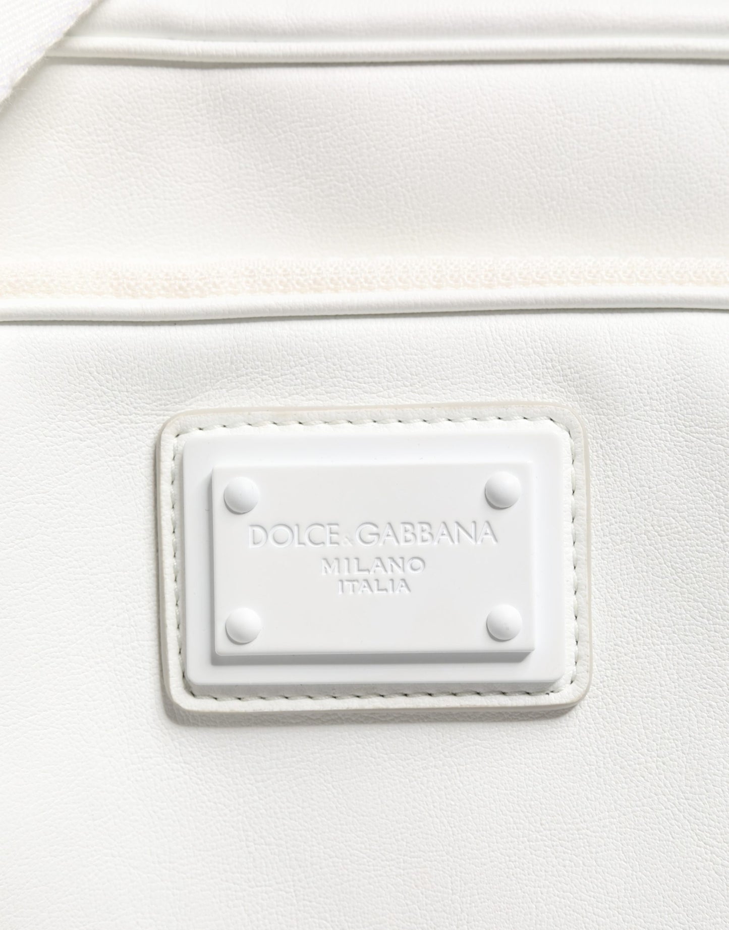 Dolce & Gabbana White Logo Plaque Crossbody Shoulder Borse Men Bag Curated Luxury Accessories by Orvyn