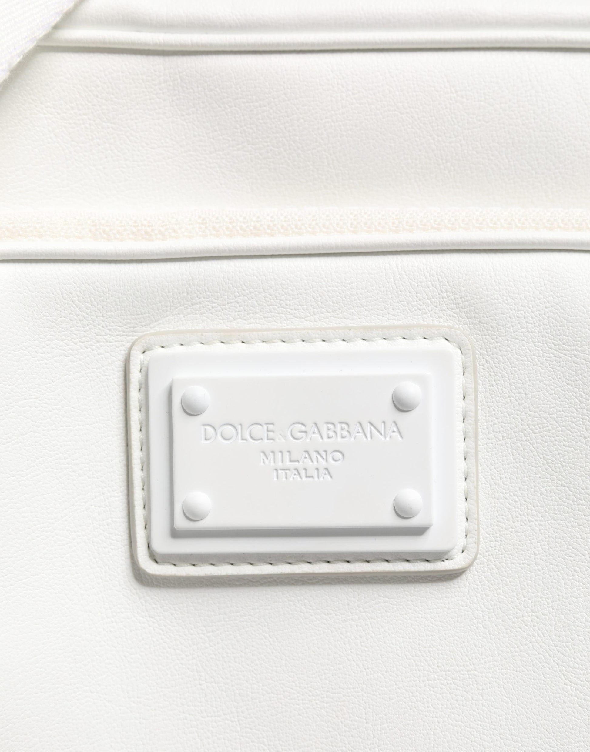 Dolce & Gabbana White Logo Plaque Crossbody Shoulder Borse Men Bag Curated Luxury Accessories by Orvyn