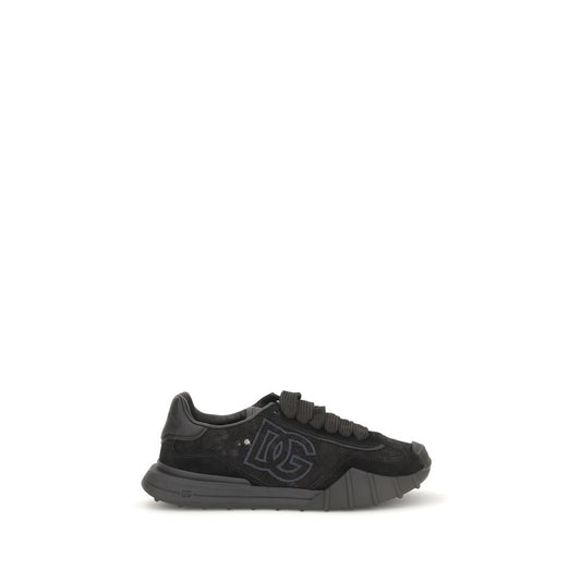 Dolce & Gabbana Black Mini Sneakers schwarz