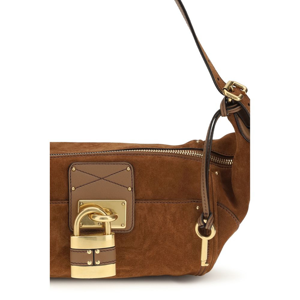 Chloé Brown Paddington Shoulder Bag braun