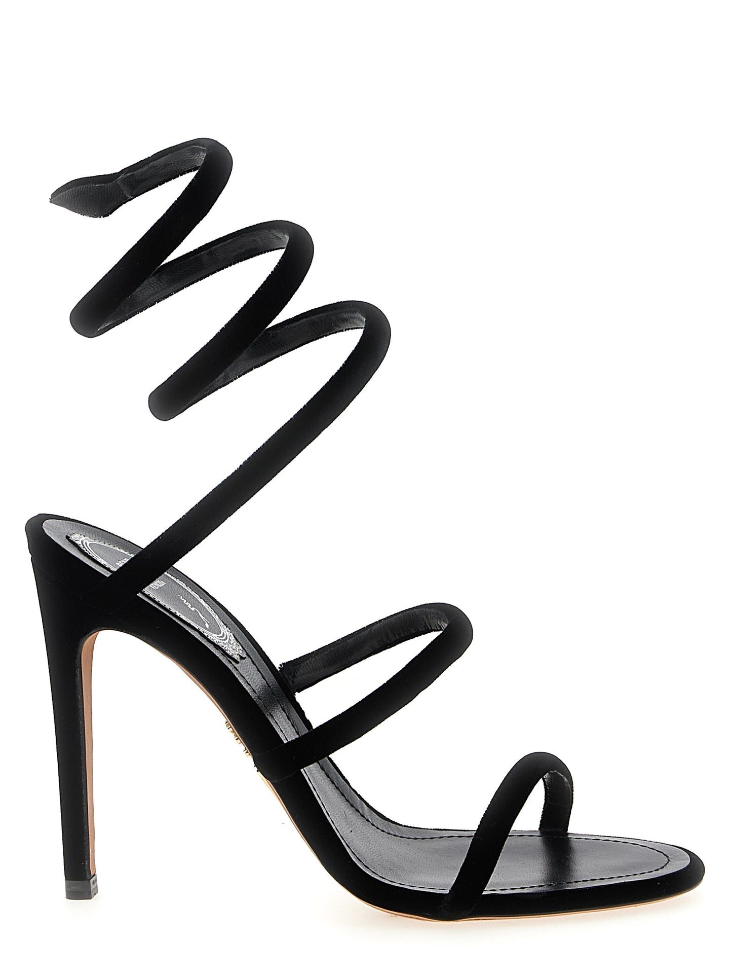 RENE CAOVILLA Black 'Cleo' Sandals schwarz
