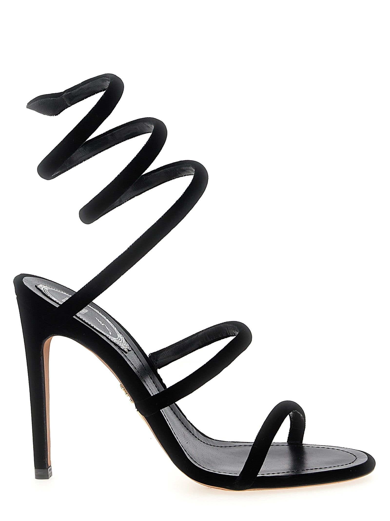 RENE CAOVILLA Black 'Cleo' Sandals schwarz