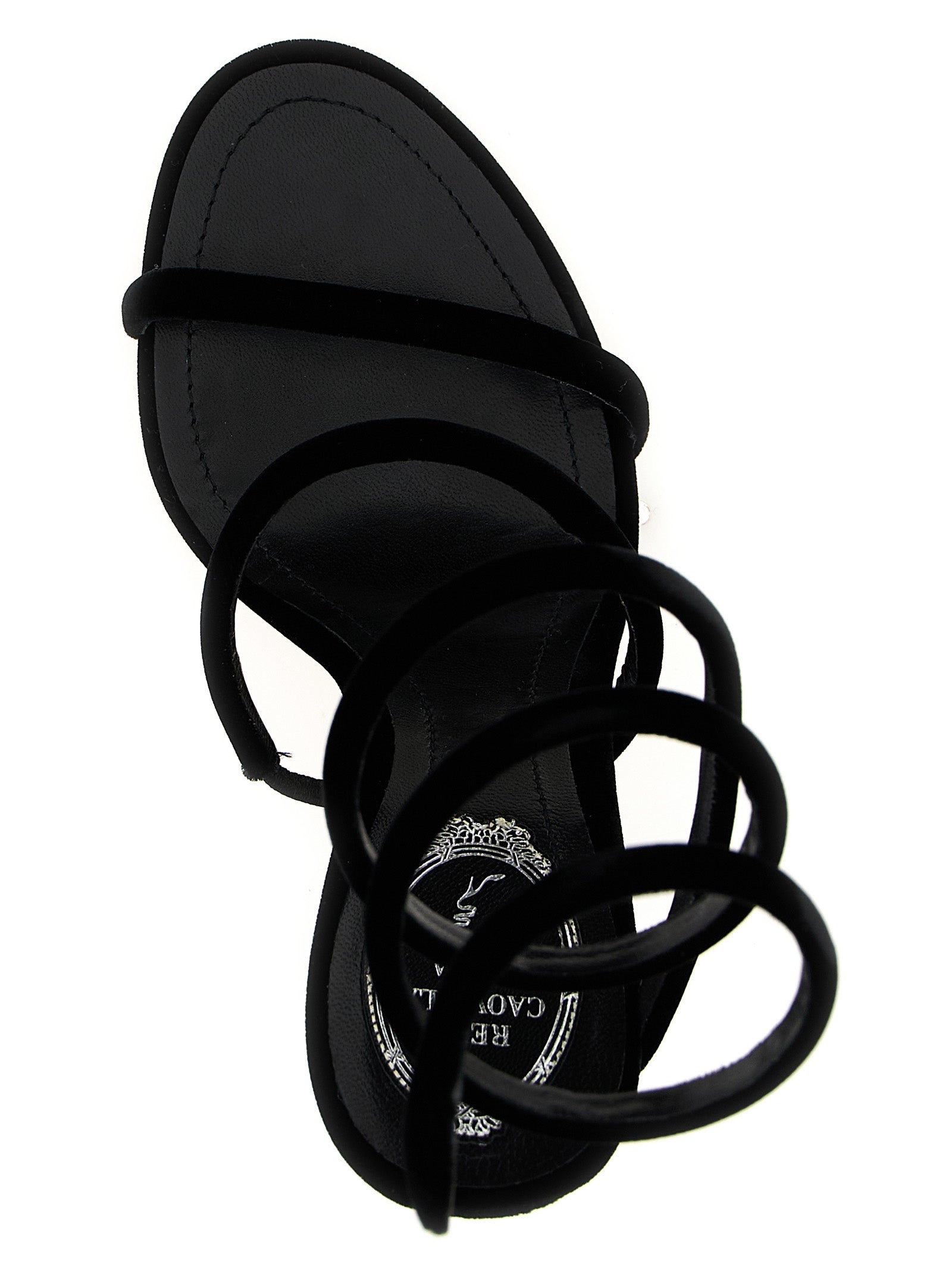 RENE CAOVILLA Black 'Cleo' Sandals schwarz