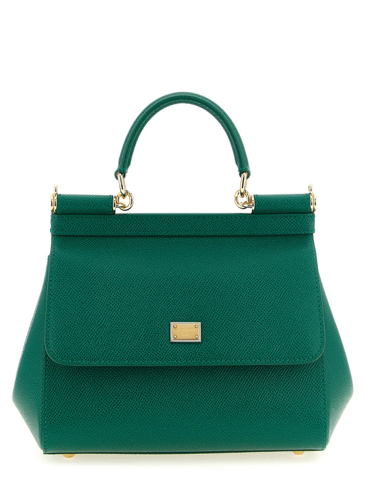 Dolce & Gabbana Bicolor 'Sicily' Small Handbag multicolor