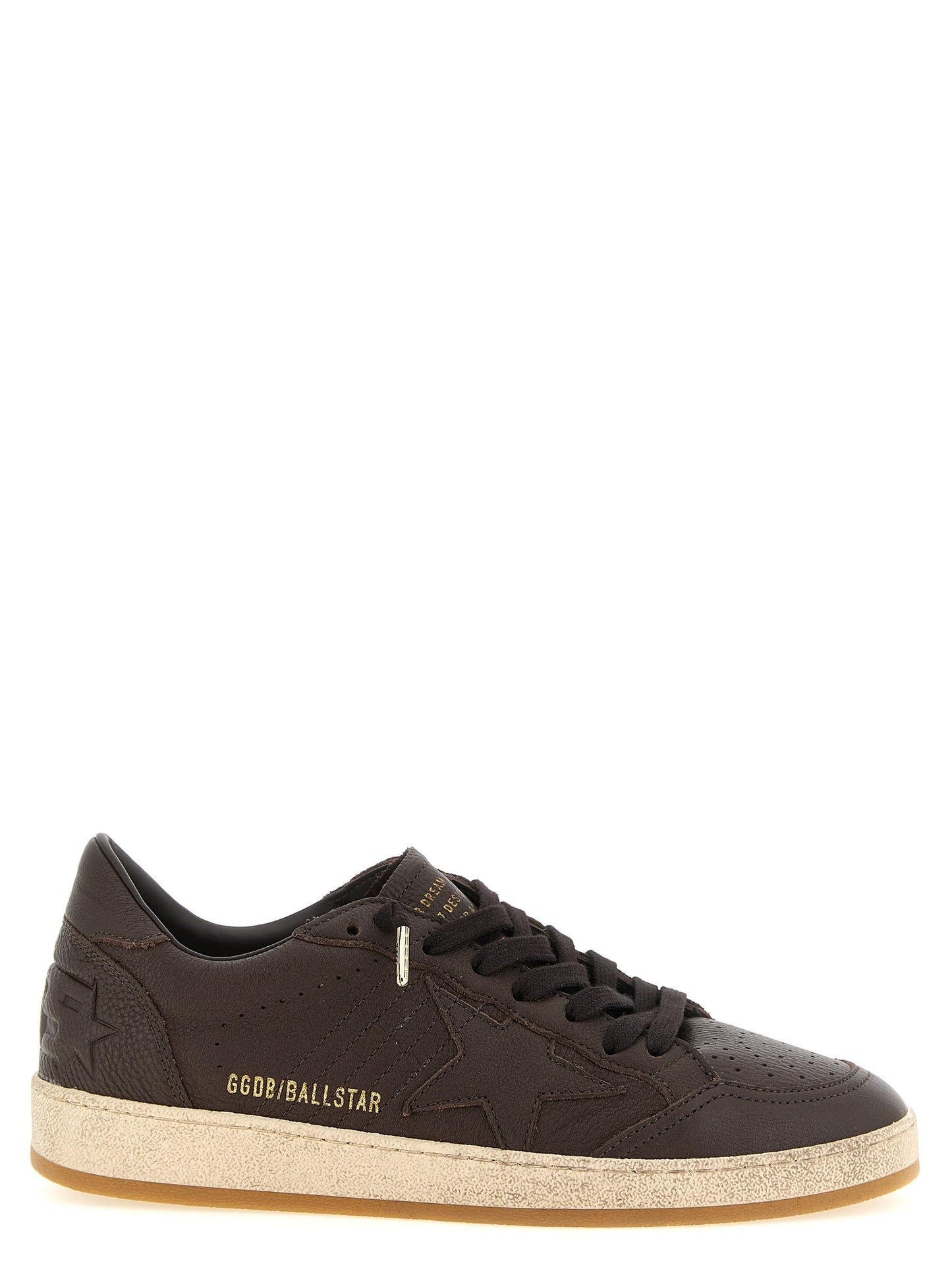Golden Goose Brown Cowhide Low Top Sneakers braun