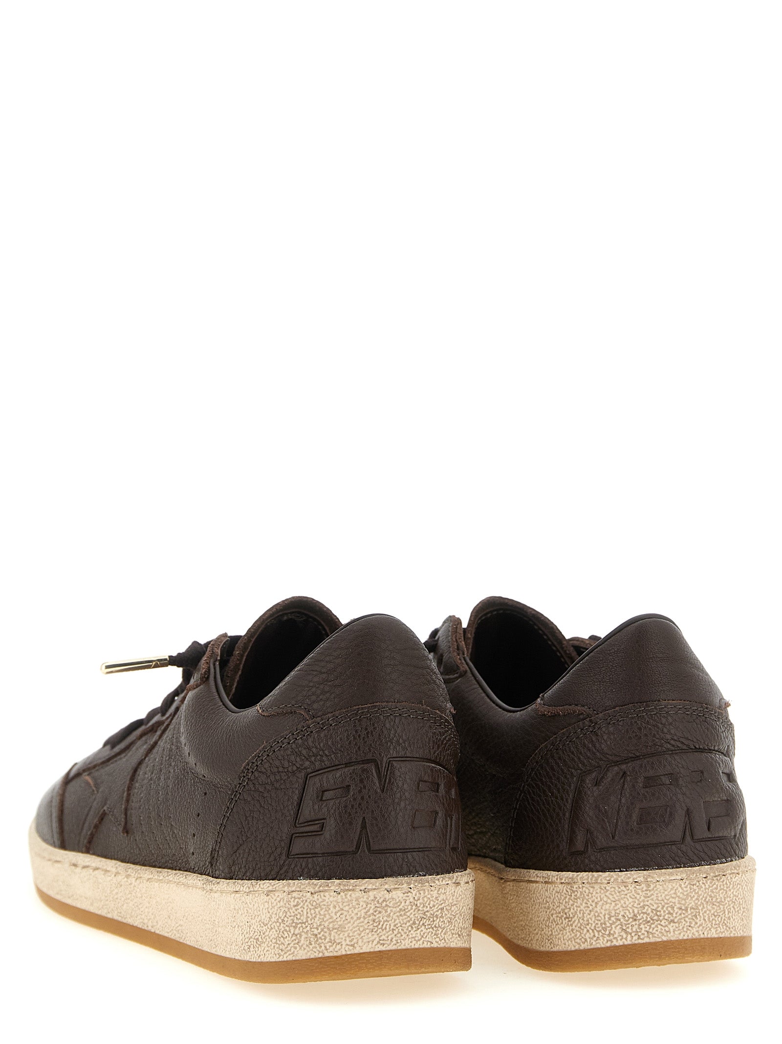 Golden Goose Brown Cowhide Low Top Sneakers braun