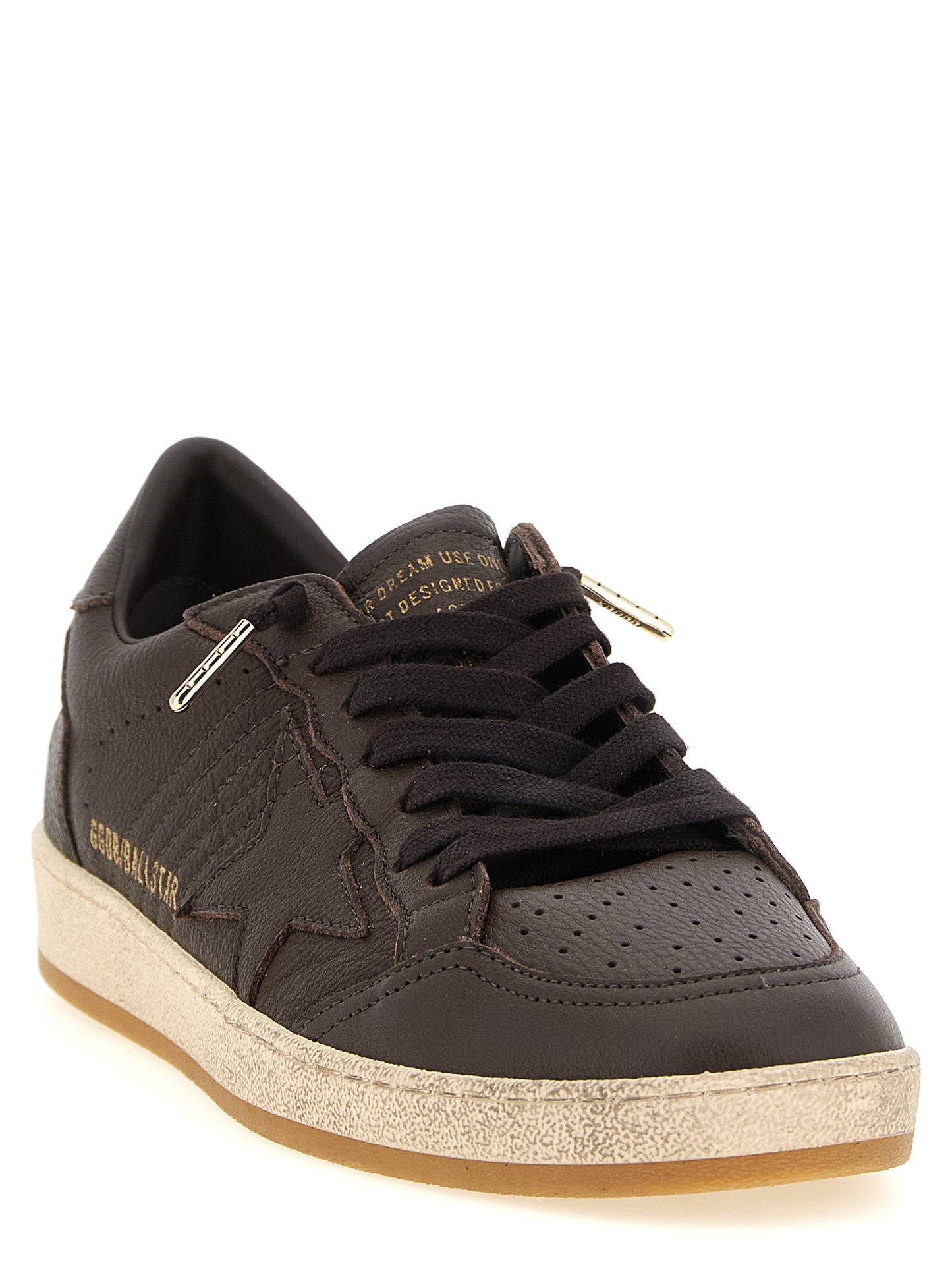 Golden Goose Brown Cowhide Low Top Sneakers braun