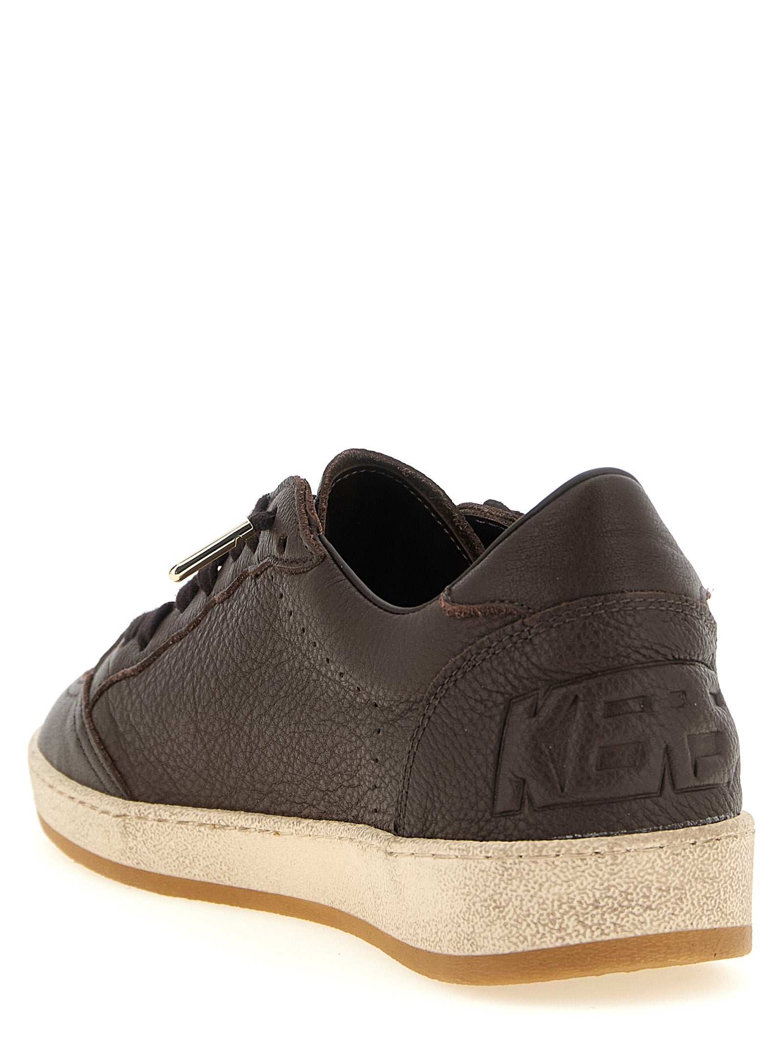 Golden Goose Brown Cowhide Low Top Sneakers braun