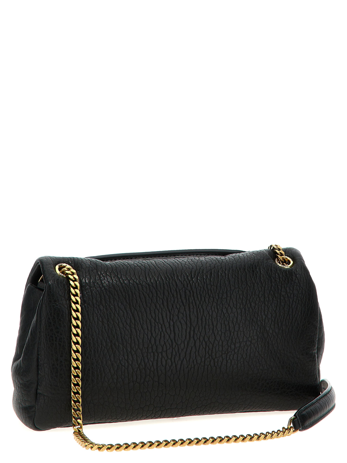 Saint Laurent Black 'Calypso' Shoulder Bag schwarz