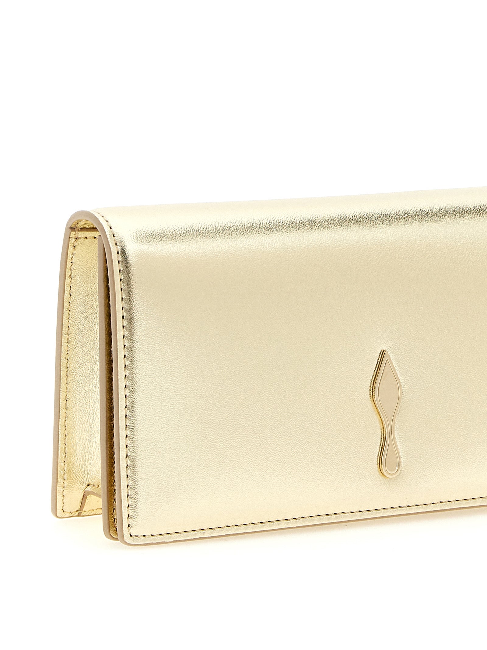 Christian Louboutin Gold 'Bettina' Clutch