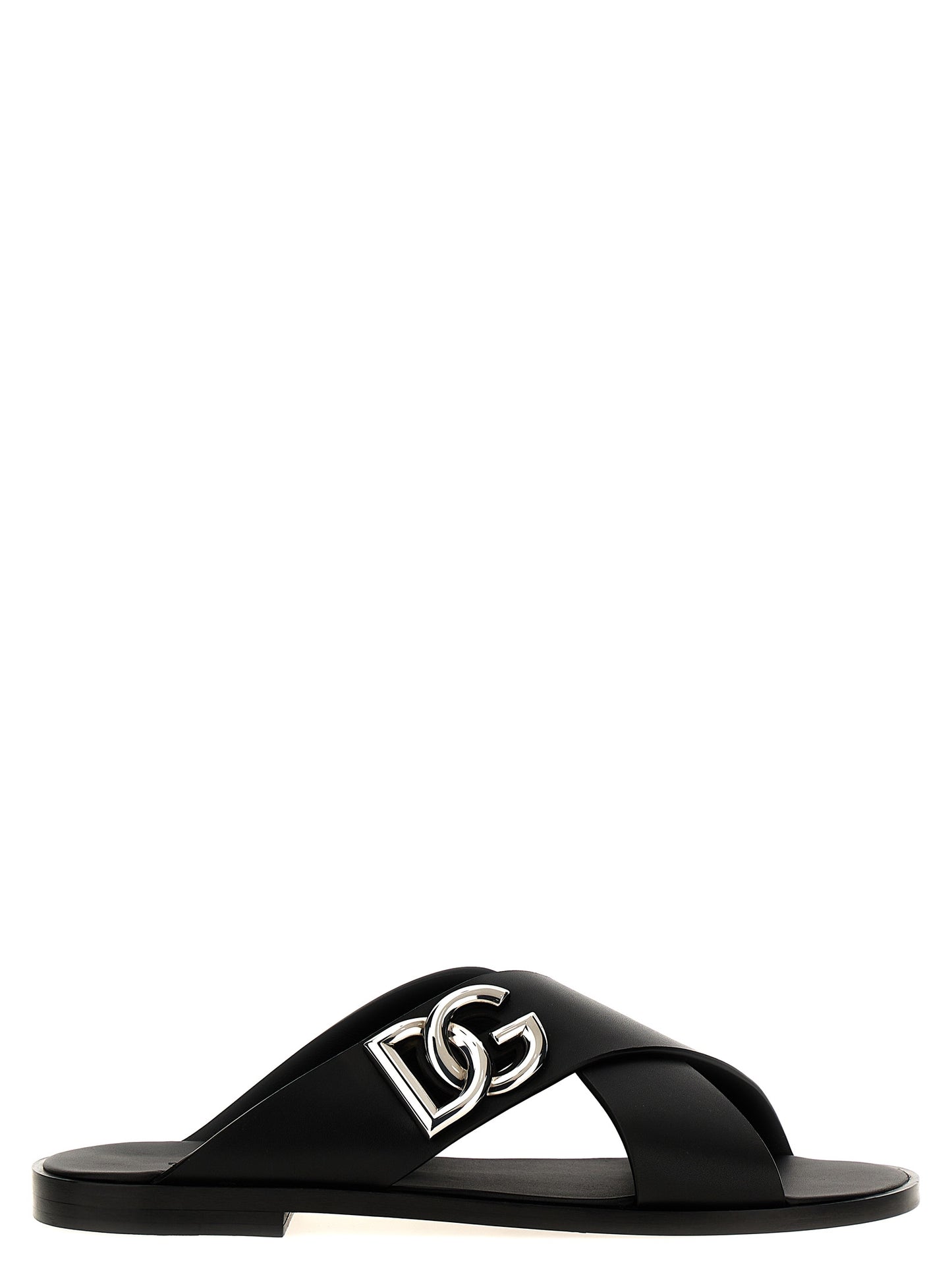 Dolce & Gabbana Black Sandals schwarz