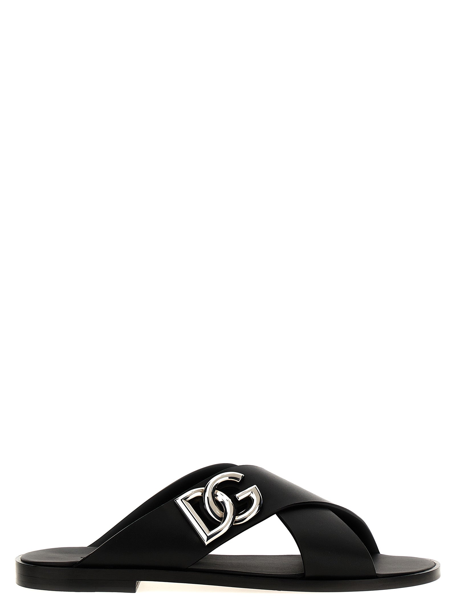 Dolce & Gabbana Black Sandals schwarz