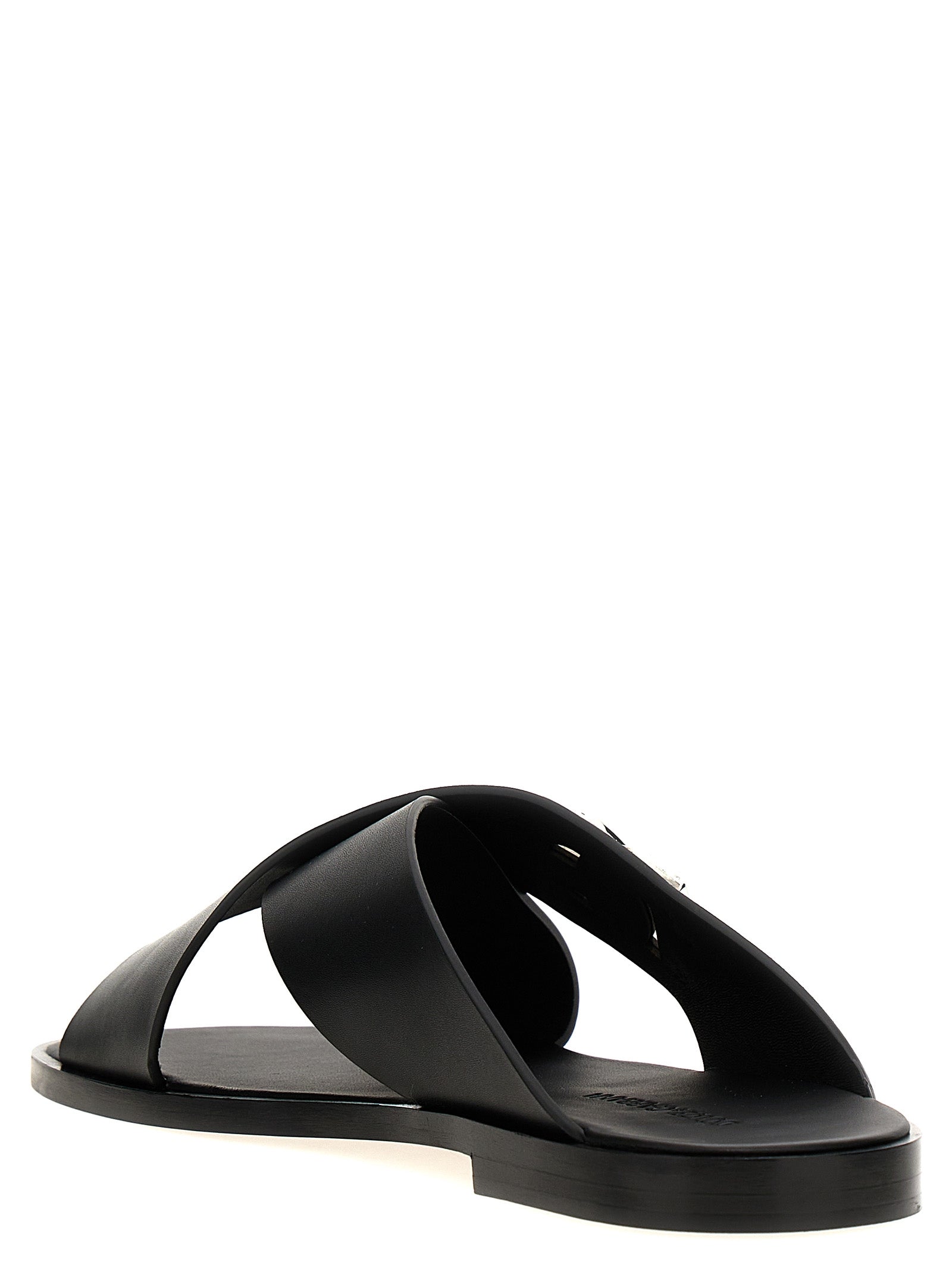 Dolce & Gabbana Black Sandals schwarz