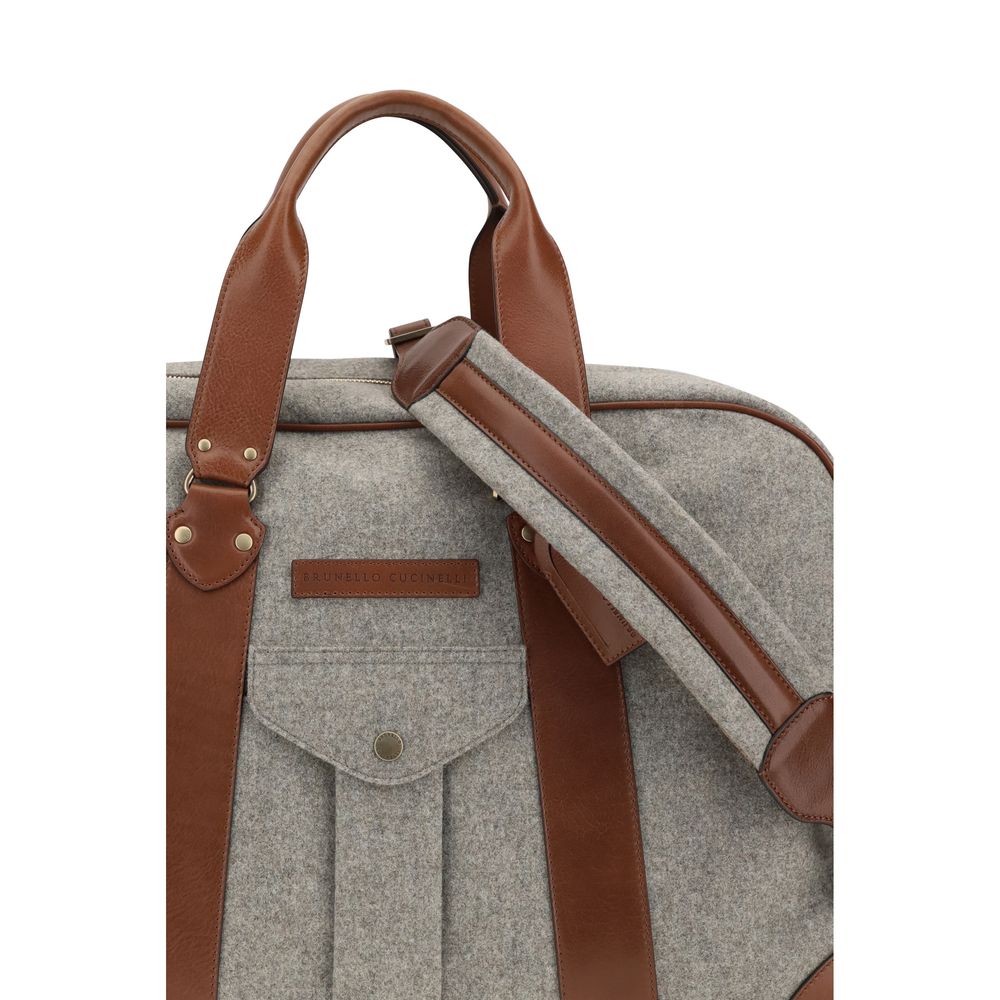Brunello Cucinelli Beige Luggage And Travel
