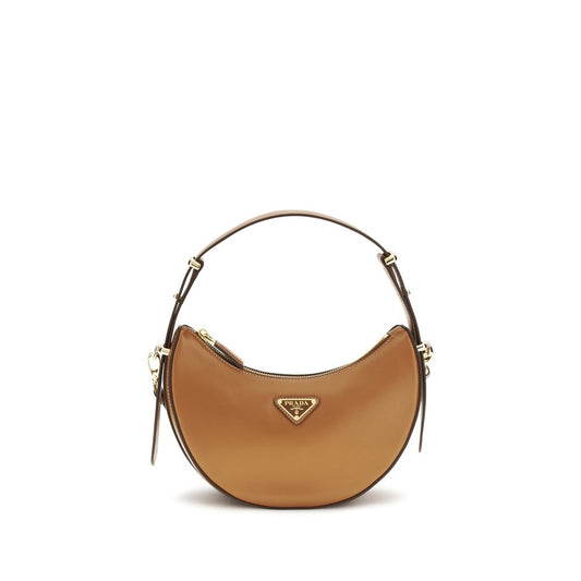 Prada Beige Small Arqué Shoulder Bag