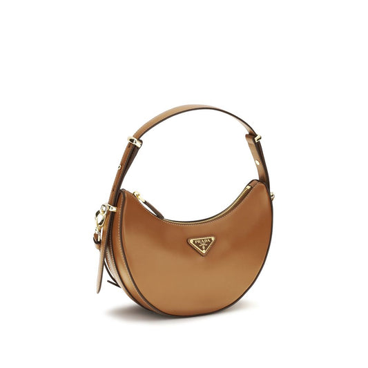 Prada Beige Small Arqué Shoulder Bag