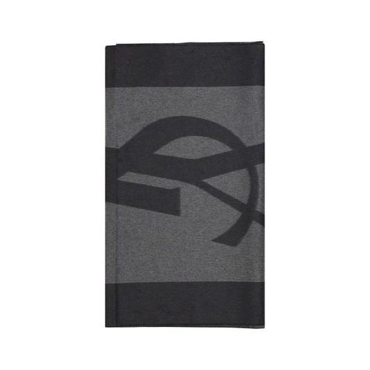 Saint Laurent Gray Cassandre Scarf grau
