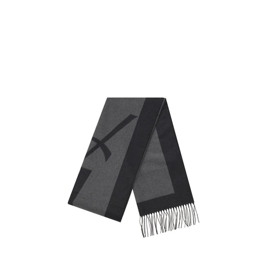 Saint Laurent Gray Cassandre Scarf grau