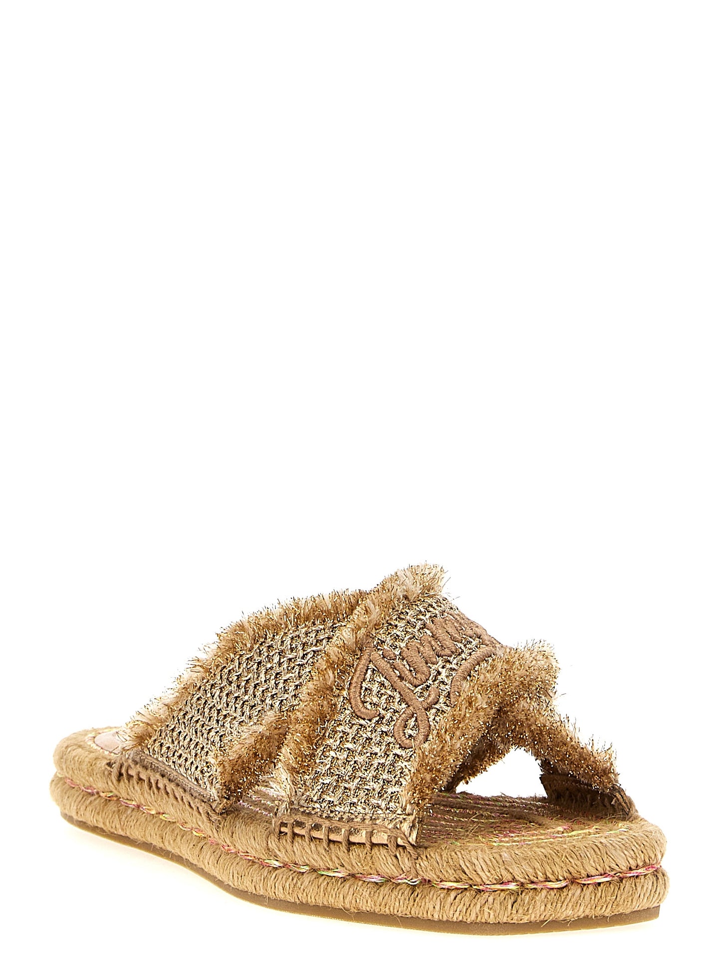Jimmy Choo Gold 'Aciel' Sandals