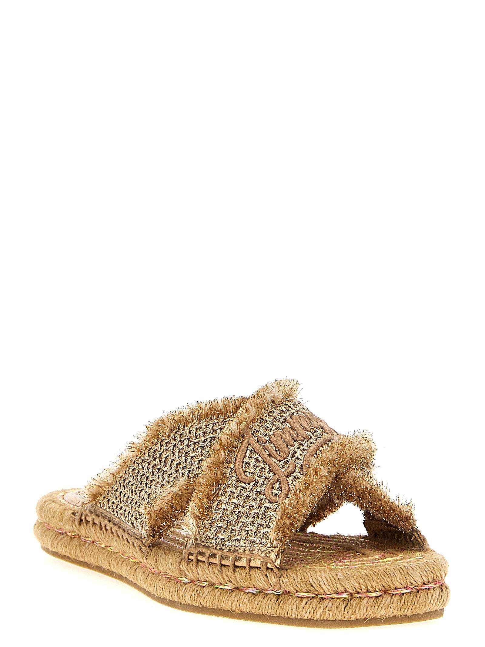 Jimmy Choo Gold 'Aciel' Sandals
