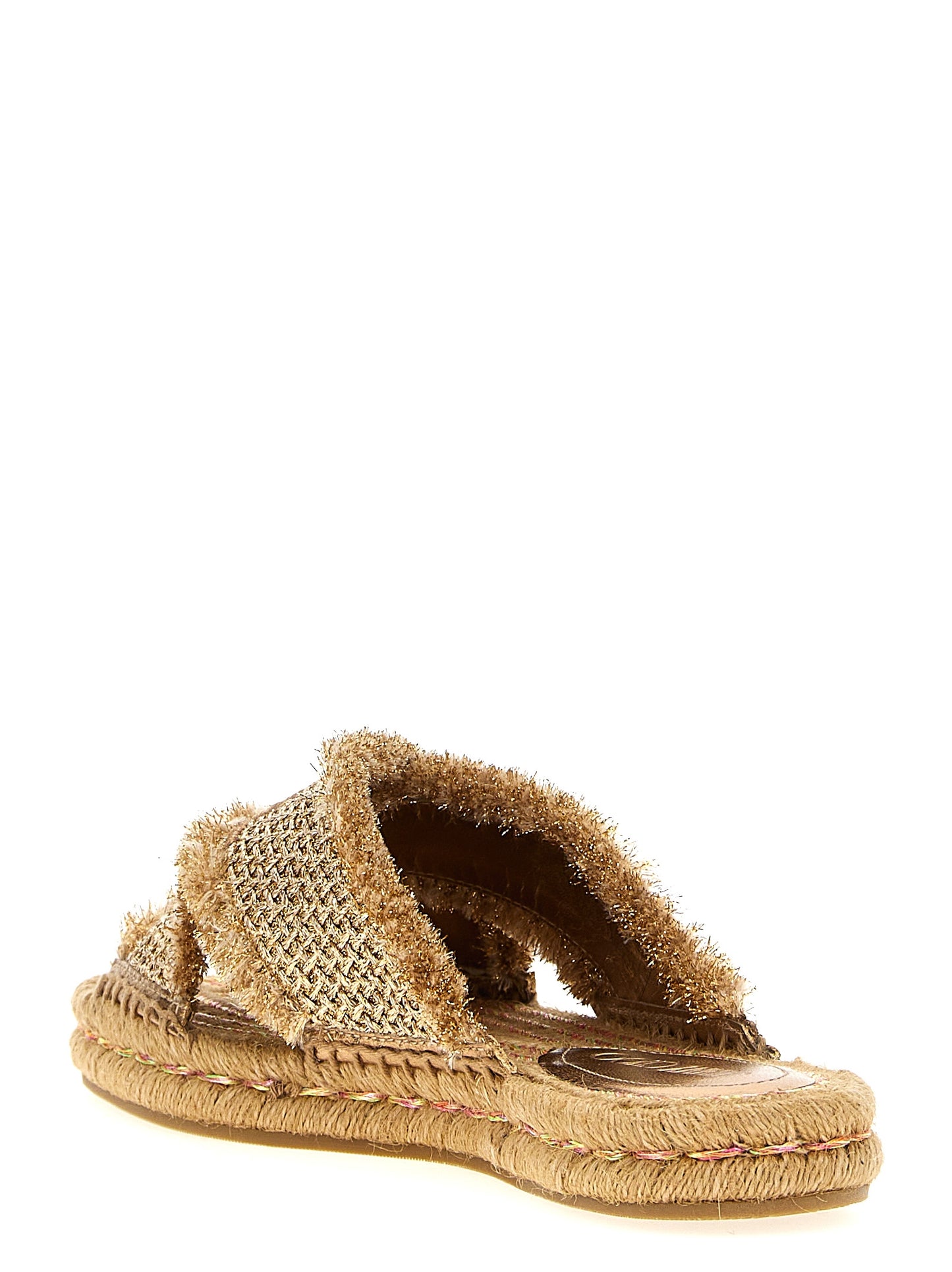 Jimmy Choo Gold 'Aciel' Sandals