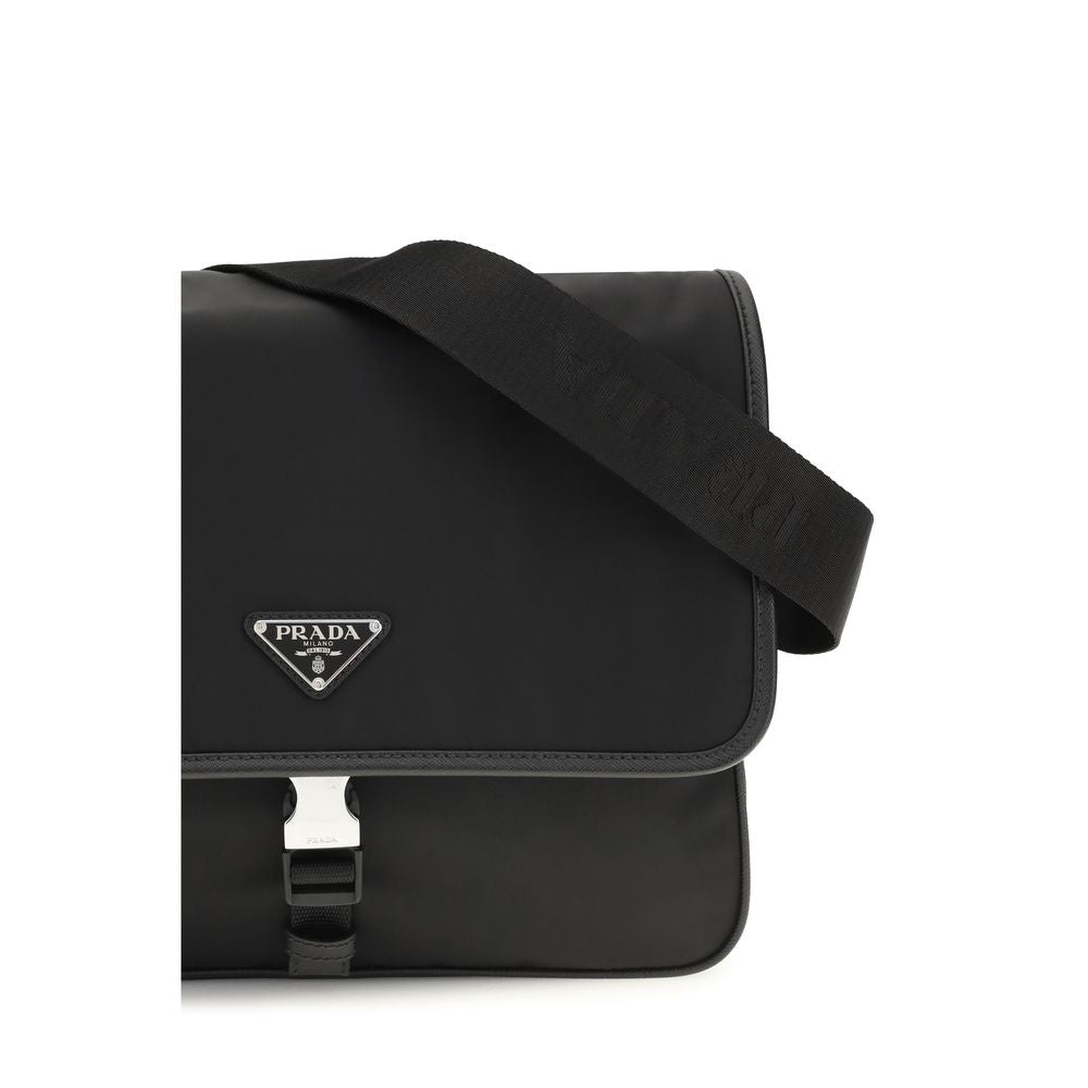 Prada Black 'Re-Nylon' Shoulder Bag schwarz